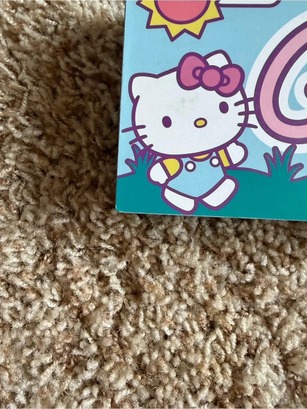 Hello Kitty Kids Blue Beaded Charm Bracelet & Good Vibes Wooden Sign - Picture 3 of 9